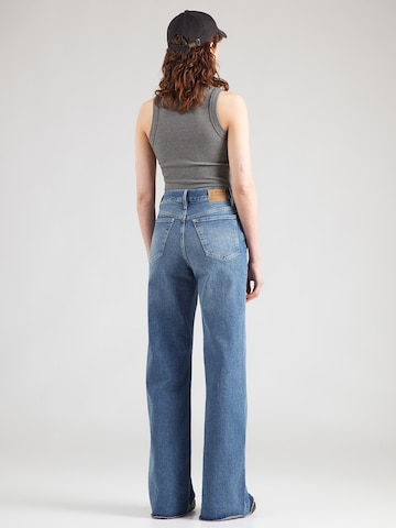 G-STAR Szeroka nogawka Jeansy w kolorze niebieski: tył