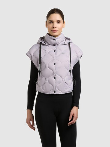 Gilet 'Ninga' khujo en violet : devant