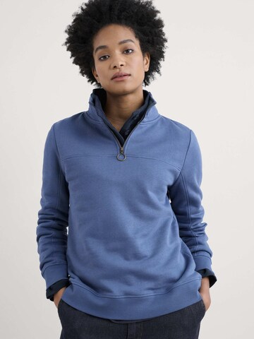 Seasalt Cornwall Sweatshirt 'Navigation' in Blue: front
