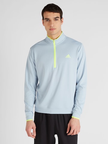 Felpa sportiva 'LTWT QTR Z LC' di ADIDAS GOLF in blu: frontale