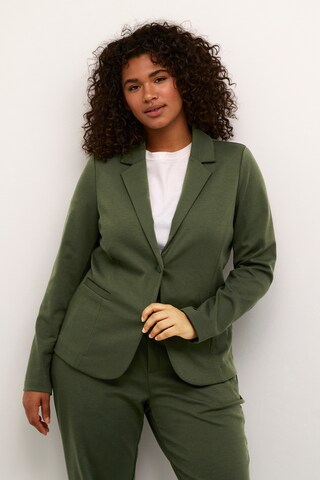 KAFFE CURVE Blazer 'Jenna' in Green: front