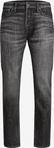 JACK & JONES Tapered Jeans 'Mike' in Zwart: voorkant