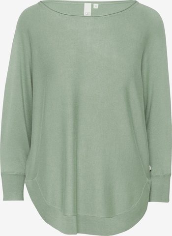 Pull-over QS en vert : devant