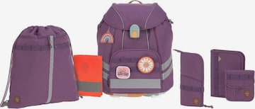 LÄSSIG Backpack 'Flexy Unique' in Purple: front