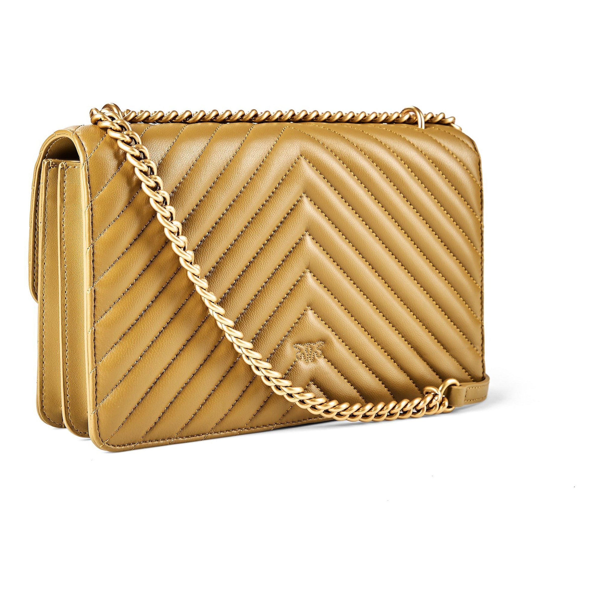 Borsa a tracolla 'Love' di PINKO in verde