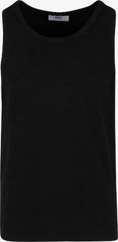 DEF Top in Schwarz: Vorderseite
