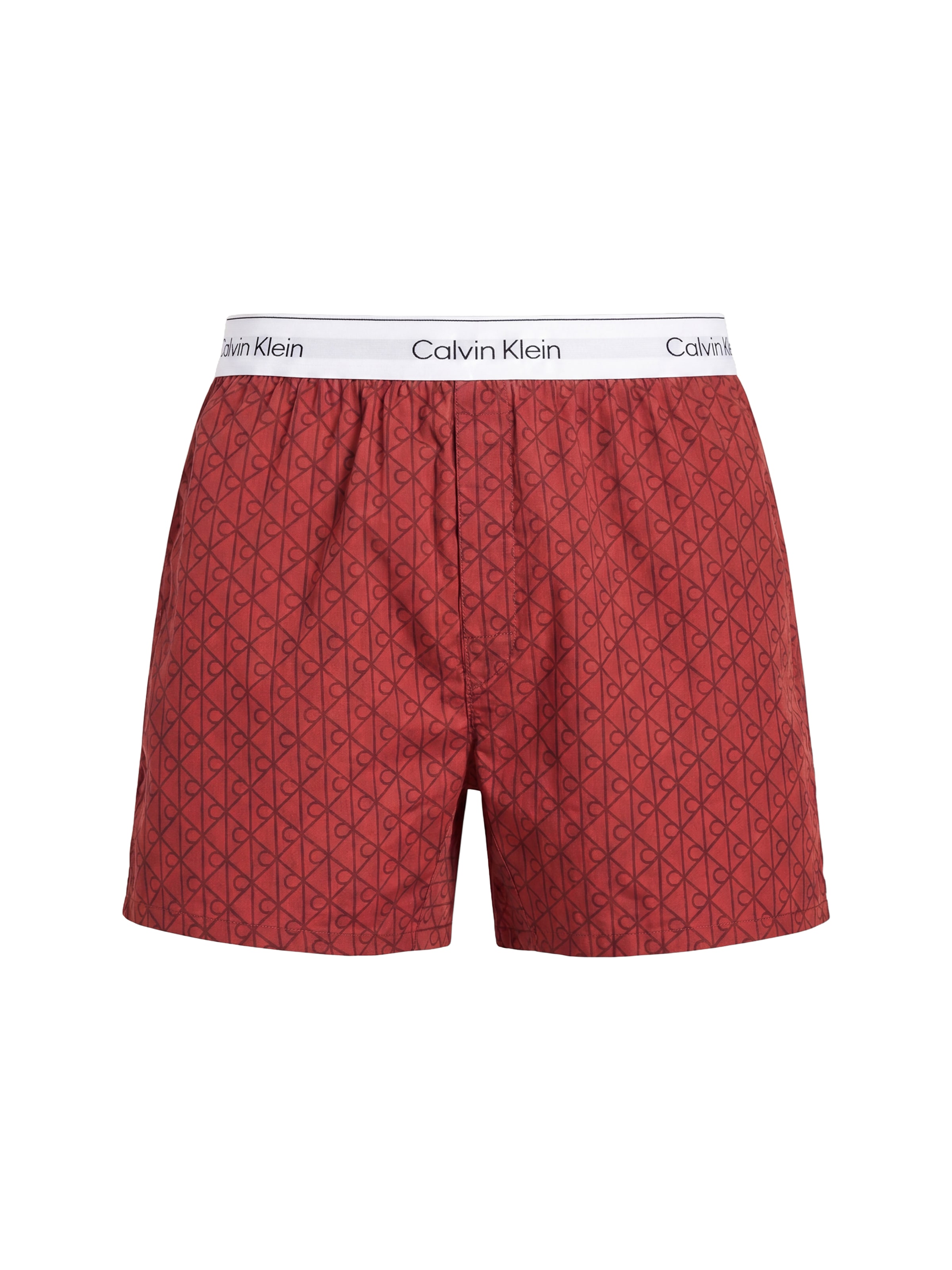 Calvin Klein Underwear Боксерки в червено: отпред