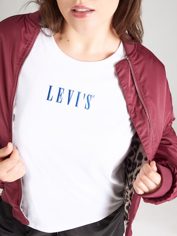 Levi's® Plus T-shirt 'PERFECT' i vit