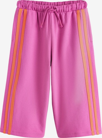 Wide Leg Pantalon Next en rose : devant
