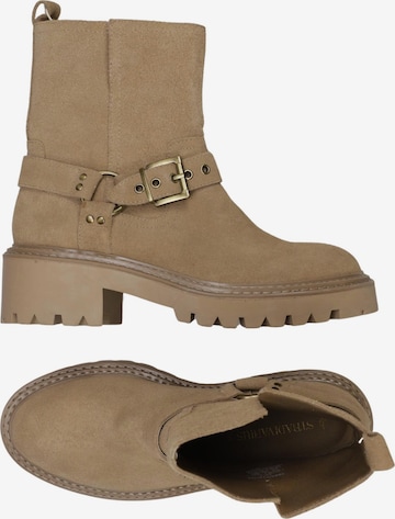 Stradivarius Stiefelette 39 in Beige: Vorderseite