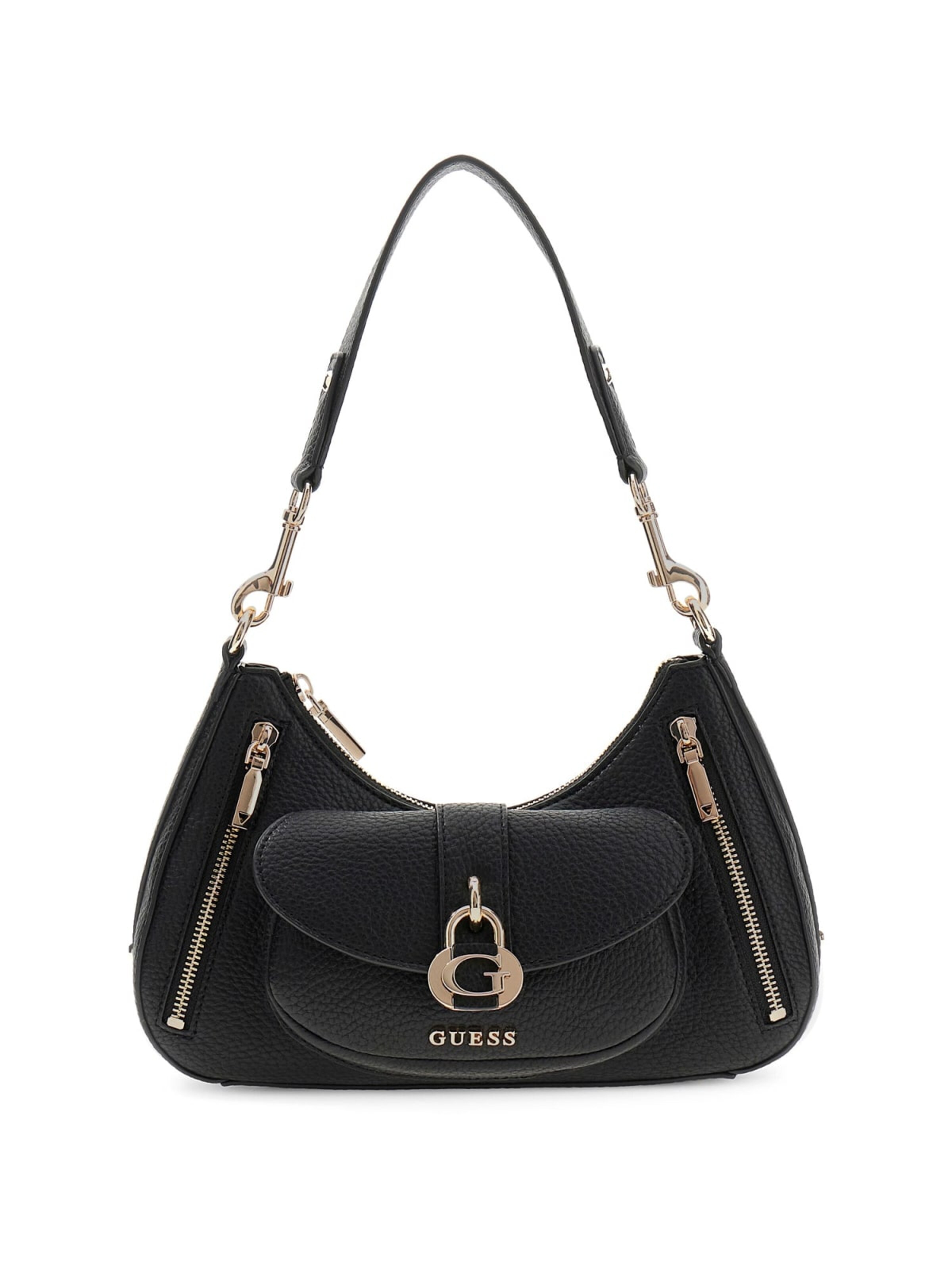 GUESS Crossbody Bag in Black: front