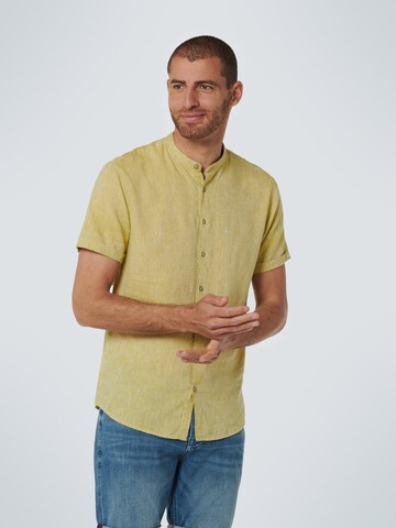 No Excess Regular fit Button Up Shirt in Yellow: front