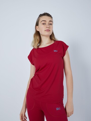 SPORTKIND Functioneel shirt 'Loose Fit' in Rood