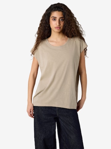 T-shirt 'NMMathilde' Noisy may en beige