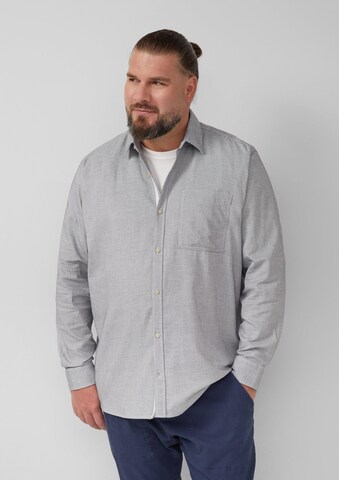 Coupe regular Chemise s.Oliver en bleu : devant