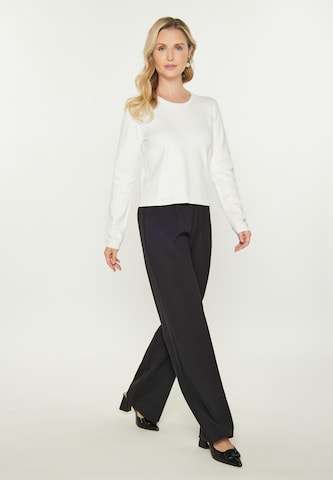 Pull-over 'Classic' usha BLACK LABEL en blanc
