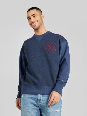 TOMMY HILFIGER Sweatshirt in Blauw: voorkant