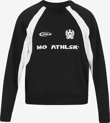 Mo ATHLSR Sweatshirt 'ATHLSR' in Schwarz: Vorderseite
