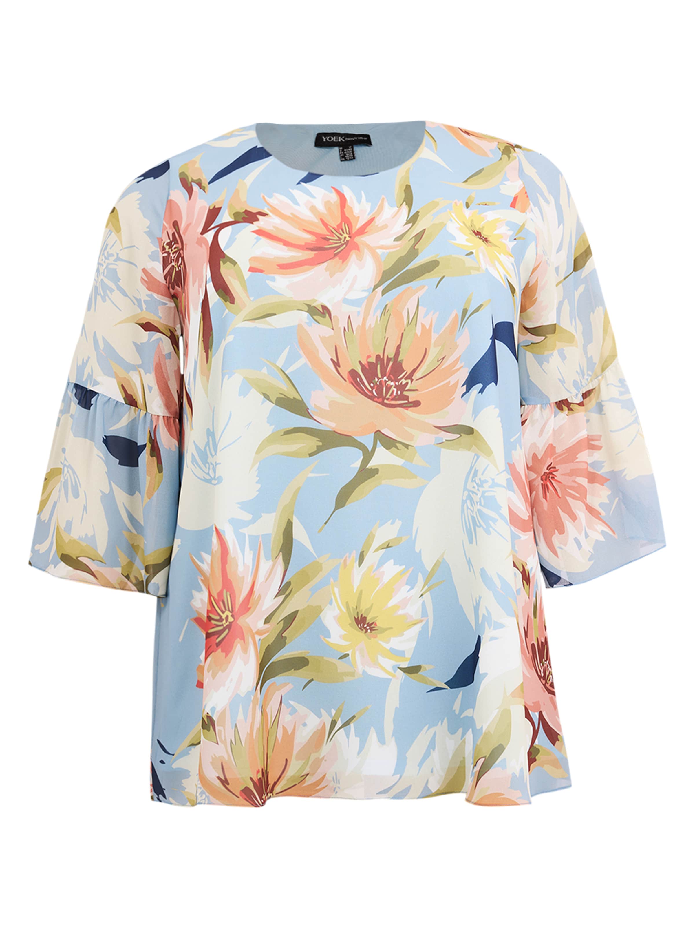 YOEK Tuniek in Gemengde kleuren: voorkant