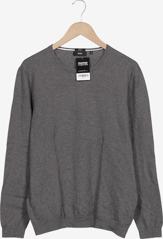 BOSS Black Pullover XL in Grau: Vorderseite