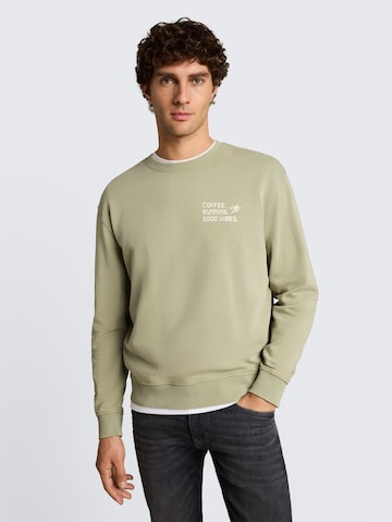 TOM TAILOR DENIM Sweatshirt in Grün: Vorderseite