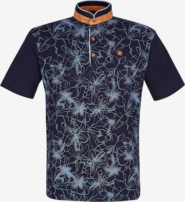 Leif Nelson Shirt in Blauw: voorkant