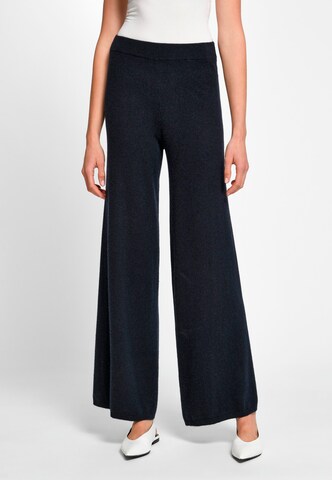 include Wide leg Broek in Blauw: voorkant