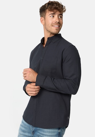 INDICODE JEANS Regular fit Business Shirt ' Kepner ' in Blue
