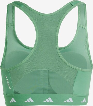 ADIDAS PERFORMANCE Bustier Sportmelltartók 'Powerreact Training Medium-support Techfit' - zöld