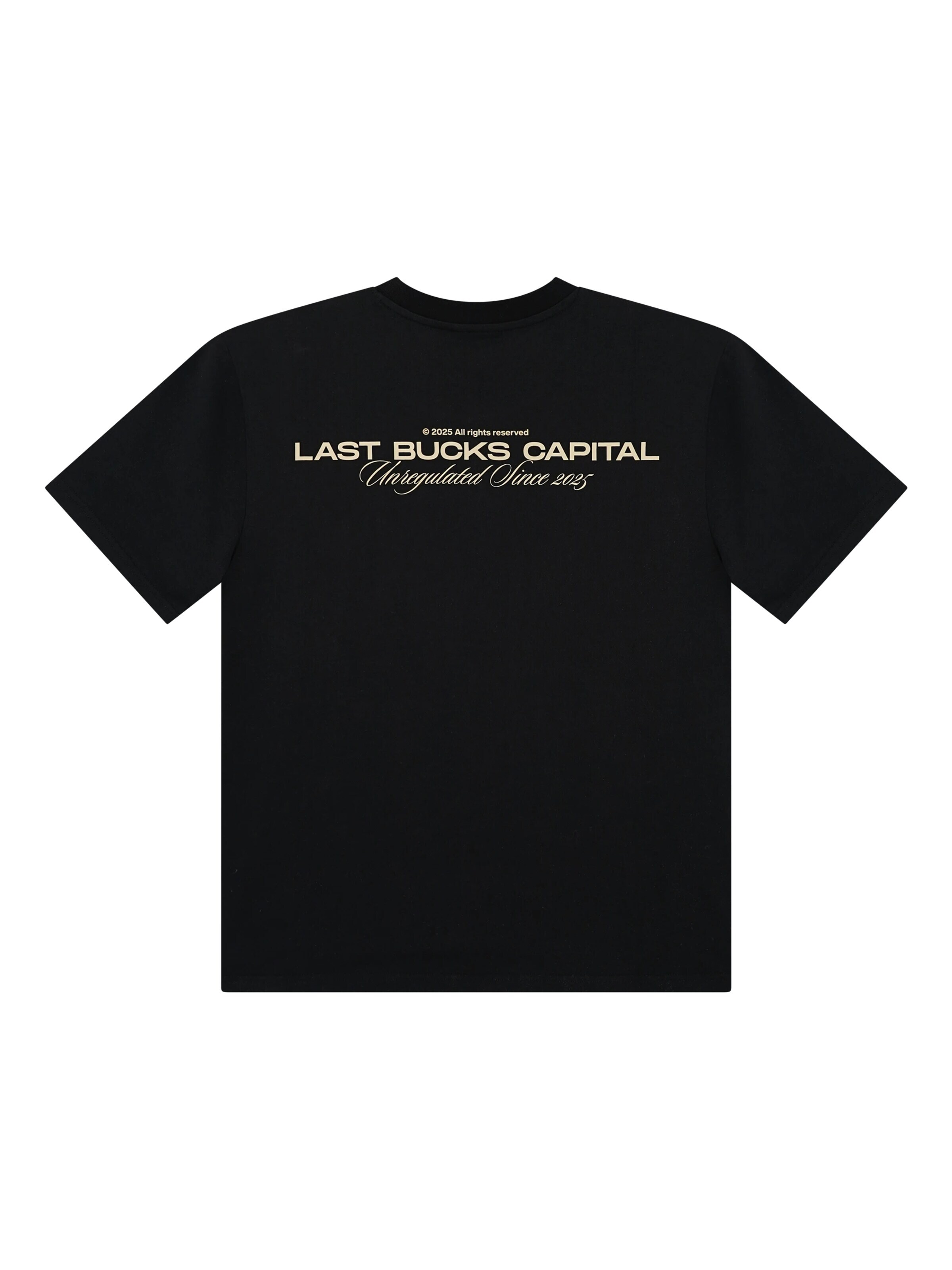 T-Shirt 'Last Bucks | Capital Tee' Last Bucks en noir