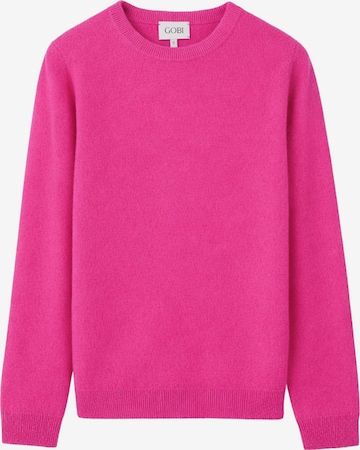 GOBI Cashmere Neulepaita 'Women's Essential Cashmere Crewneck Sweater' värissä vaaleanpunainen: etupuoli