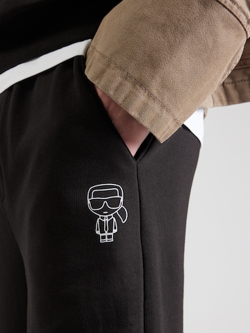 Karl Lagerfeld Tapered Hose in Schwarz