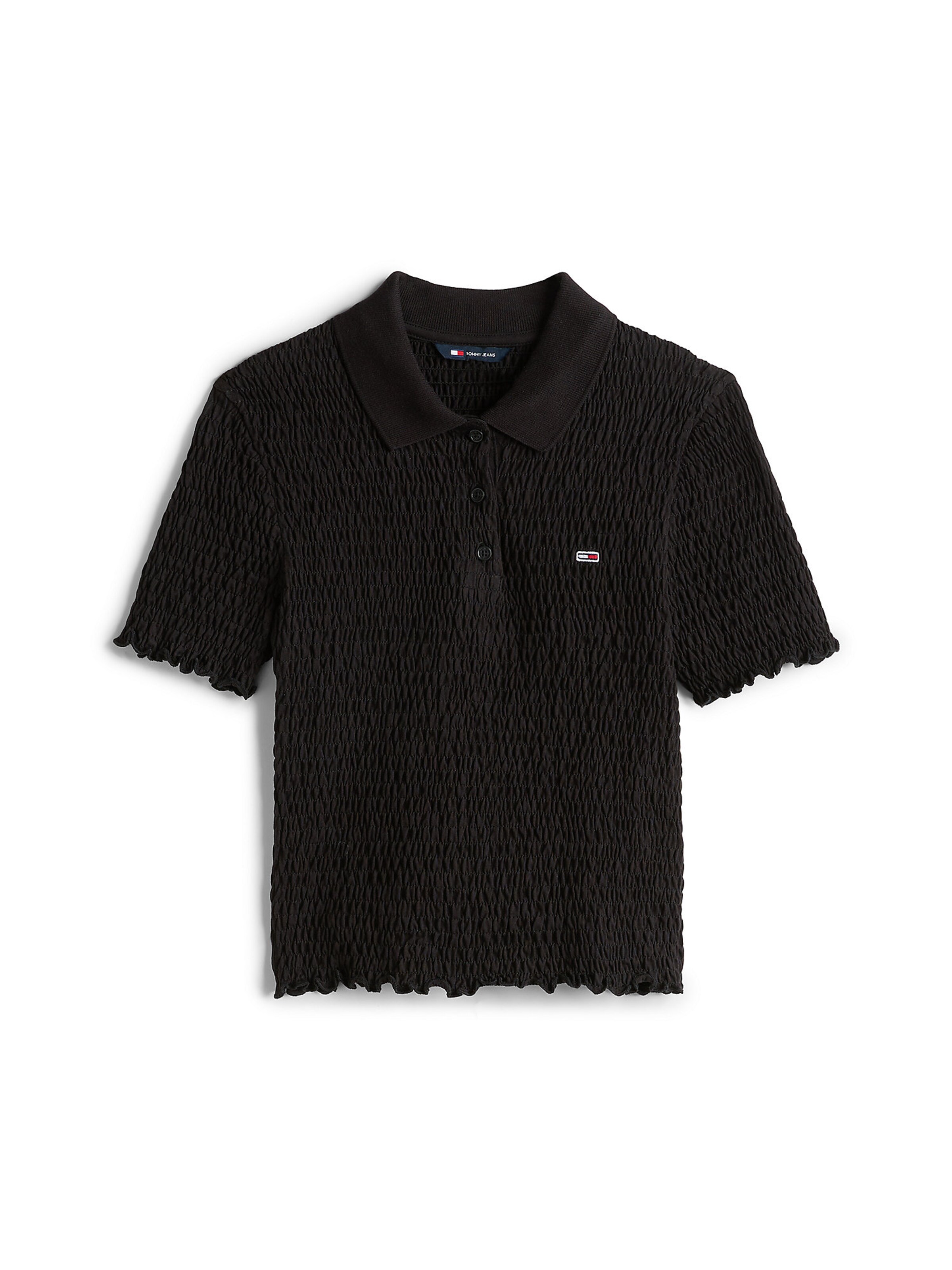 T-shirt 'Smock' Tommy Jeans en noir : devant