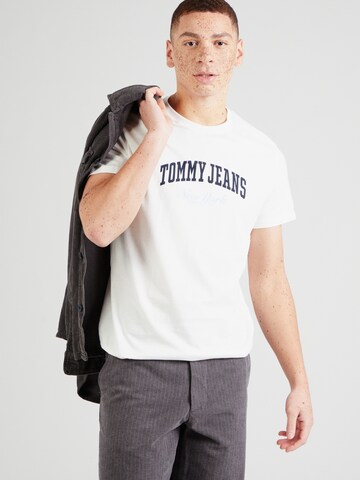 Maglietta di Tommy Jeans in bianco: frontale