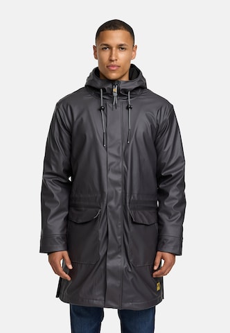 INDICODE JEANS Regenjacke 'Tommy' in Grau: Vorderseite