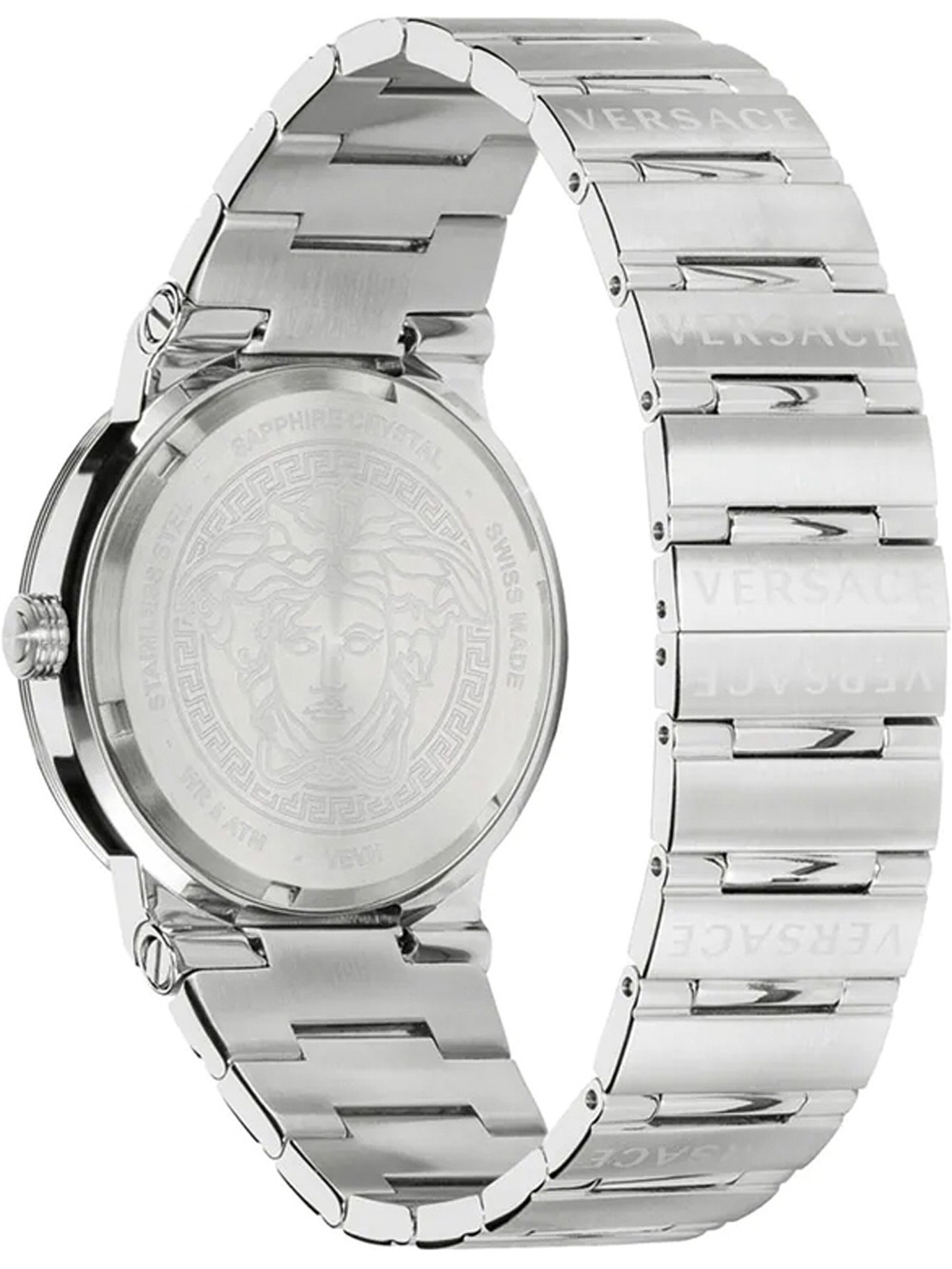 VERSACE Analog Watch in Silver