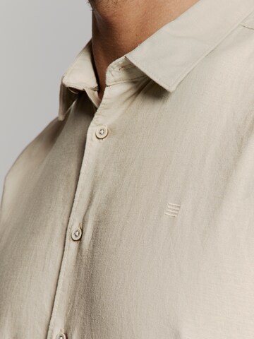No Excess Regular fit Overhemd in Beige