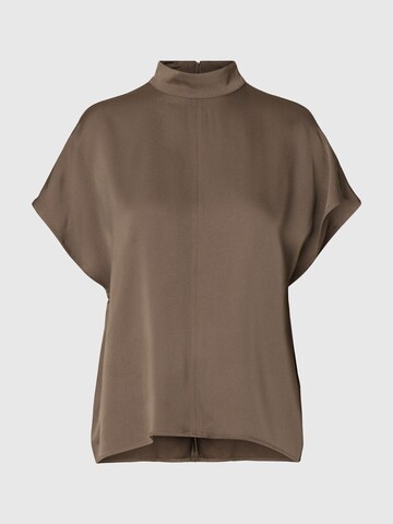 SELECTED - Top en marrón: frente
