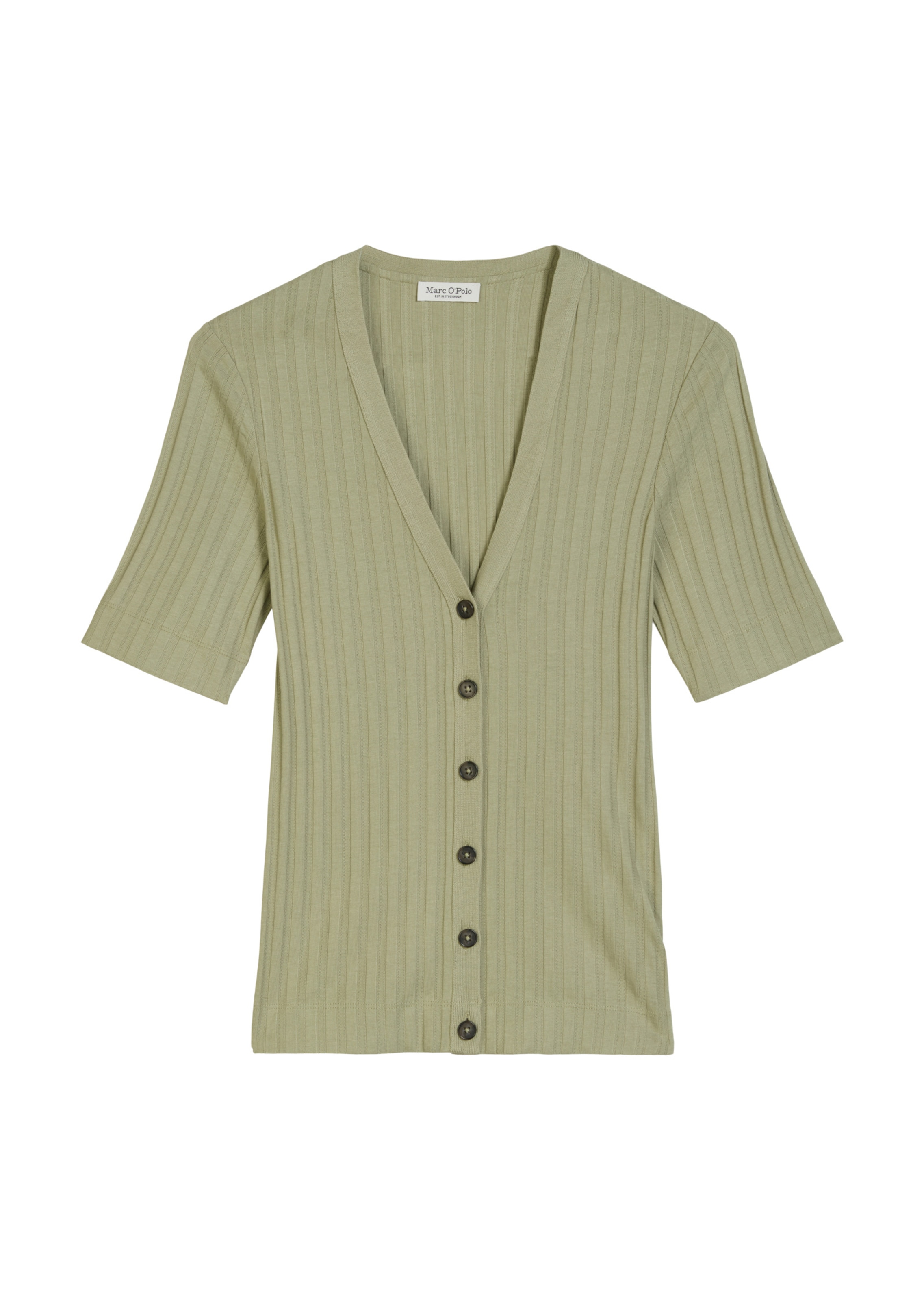 Marc O'Polo Strickjacke in Grün: Vorderseite