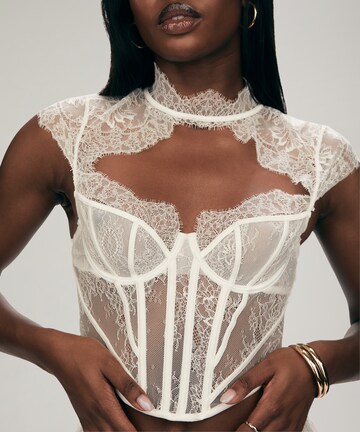 Corsetto 'Camille' di Hunkemöller in bianco