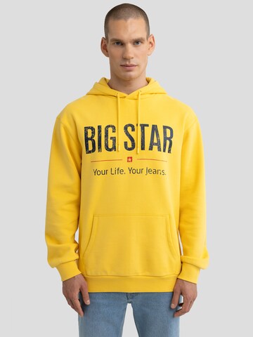BIG STAR Sweatshirt 'Ashlyno' in Yellow: front