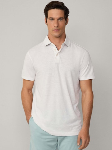 Hackett London Poloshirt in Weiß: Vorderseite