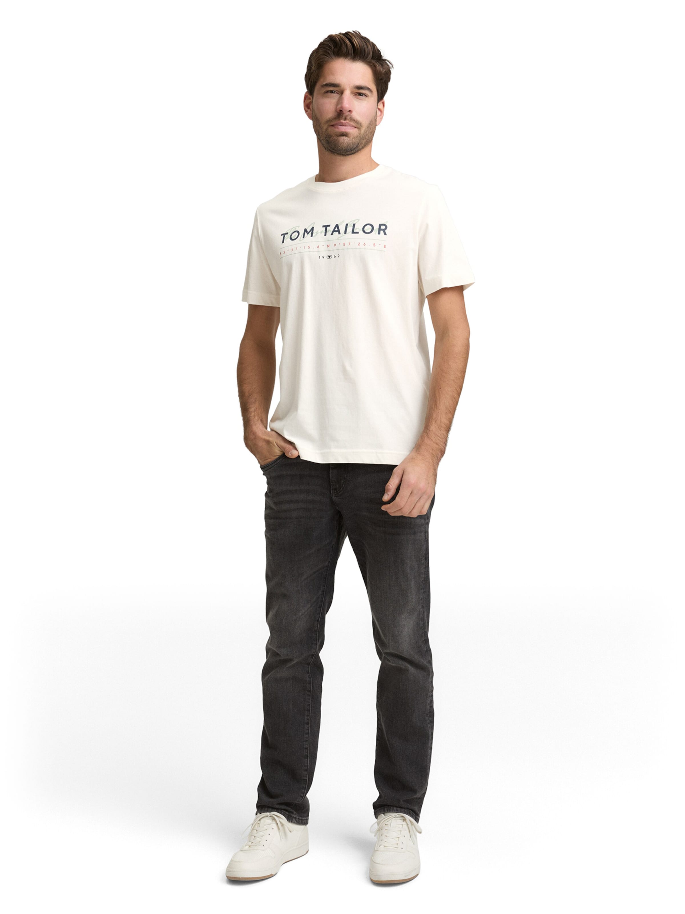 TOM TAILOR - Camiseta en blanco