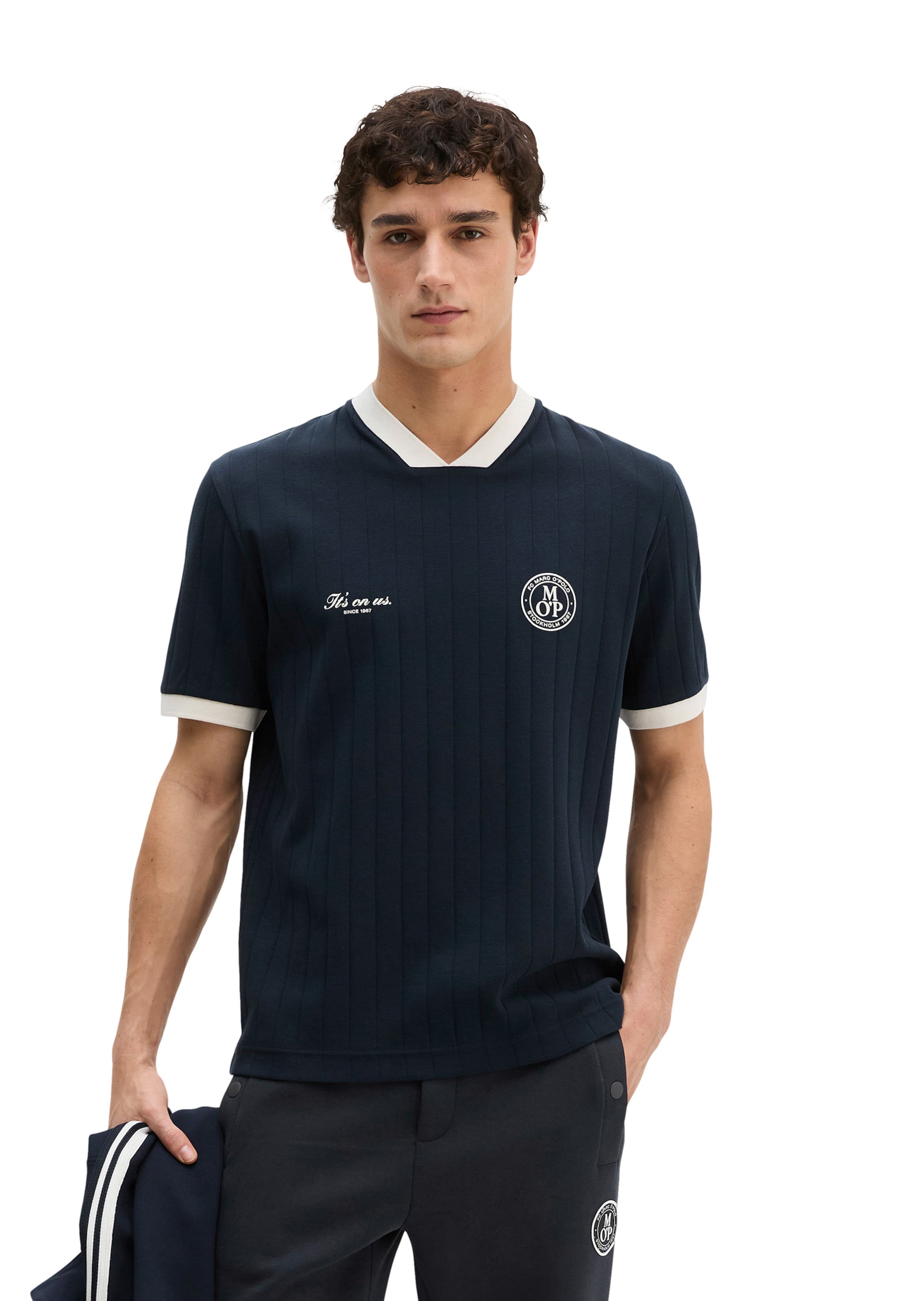 Marc O'Polo Shirt in Blue: front