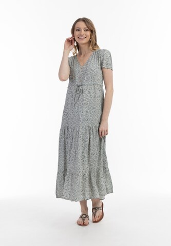 usha FESTIVAL Summer dress 'Carnea' in Grey: front