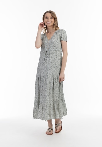 usha FESTIVAL Summer Dress 'Carnea' in Grey: front
