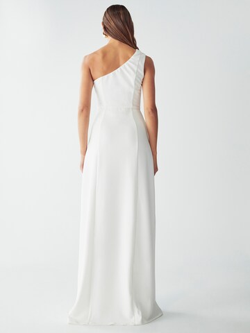BWLDR Вечернее платье 'CATIA DRESS' в Белый: сзади