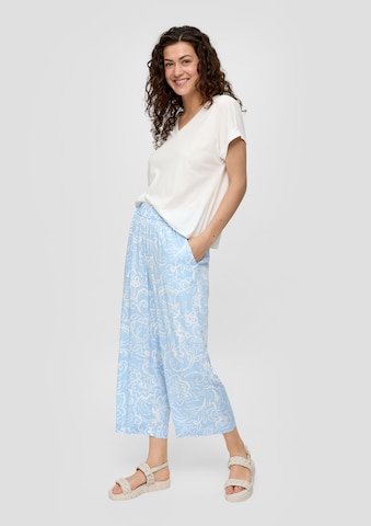 s.Oliver Wide Leg Hose in Blau