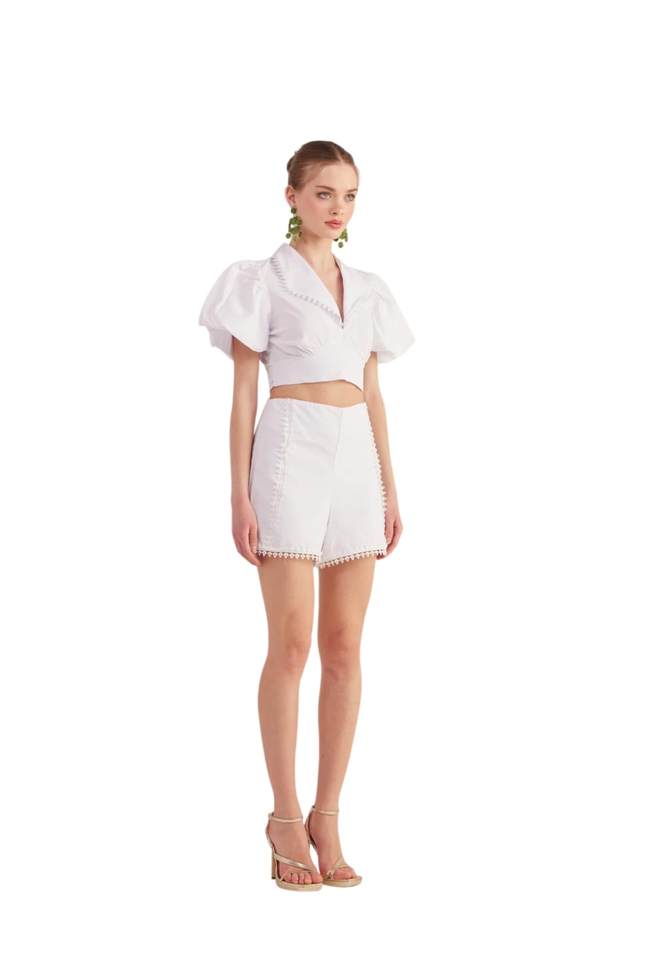 HOLLY LOLLY Blouse in White