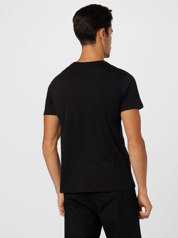 ALPHA INDUSTRIES Tričko 'NASA' – černá